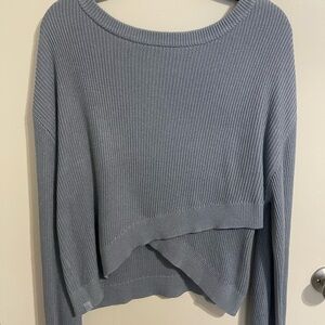 Lululemon Knit Criss-Cross Reversible Sweater